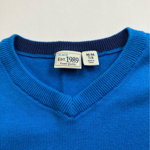 Boys V-Neck Sweaters - Picture 3 of 4